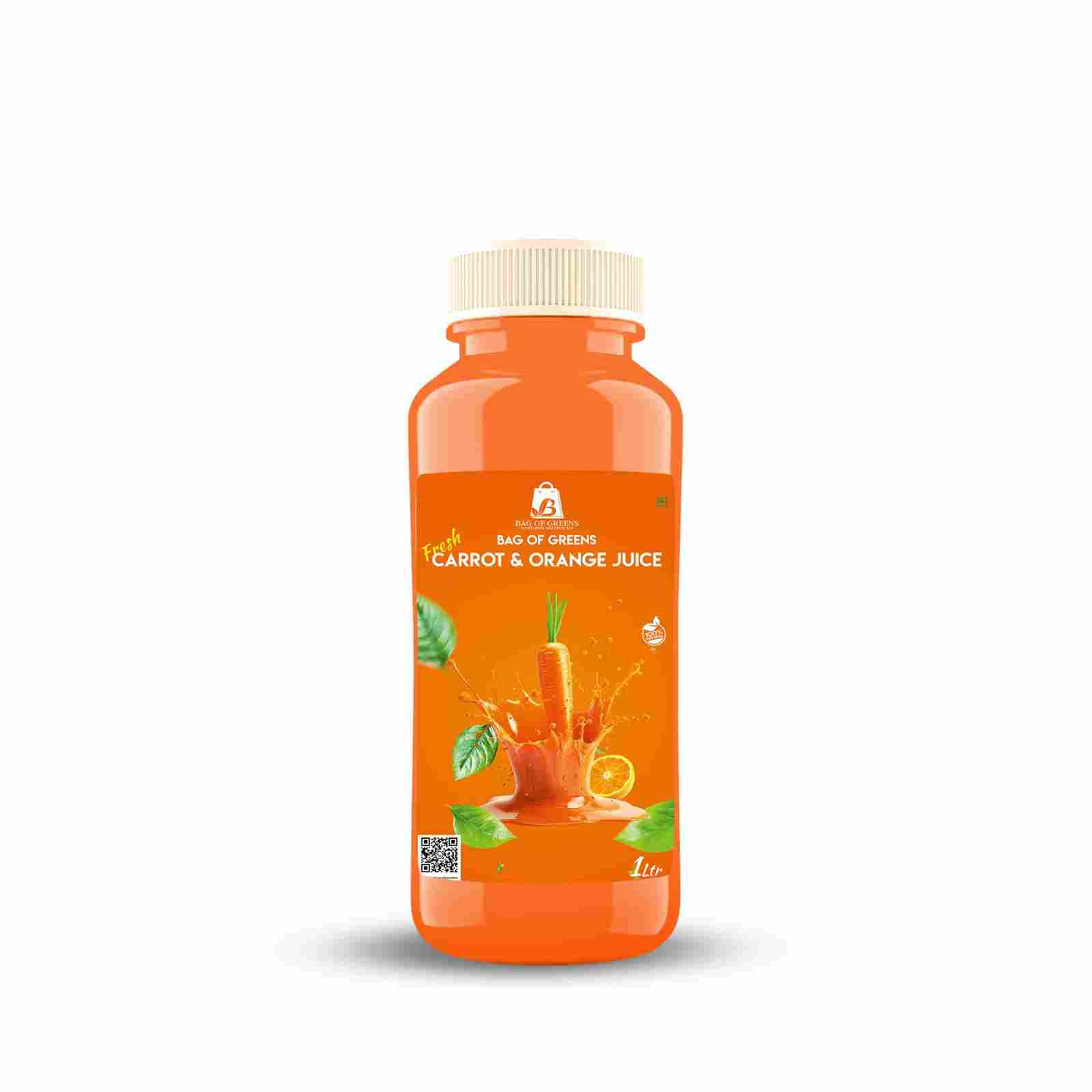 BOG Fresh Carrot & Orange Juice 1Ltr