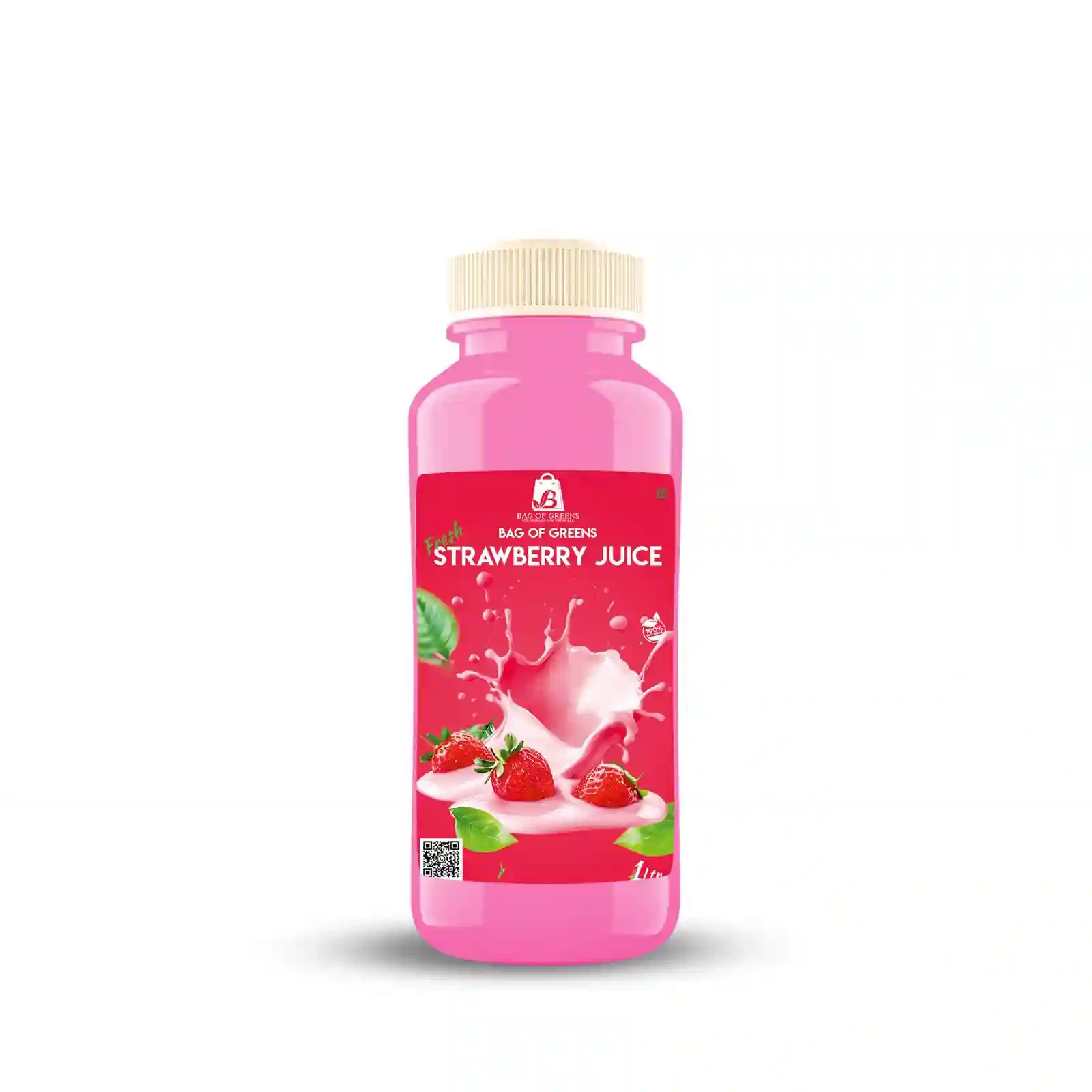BOG Fresh Strawberry Juice 1ltr