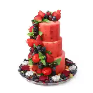The Berry Tower 3 Tier Melon cake - 33cm
